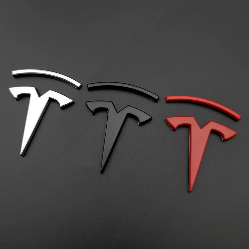 Autocollant Logo en métal - Accessoires Tesla
